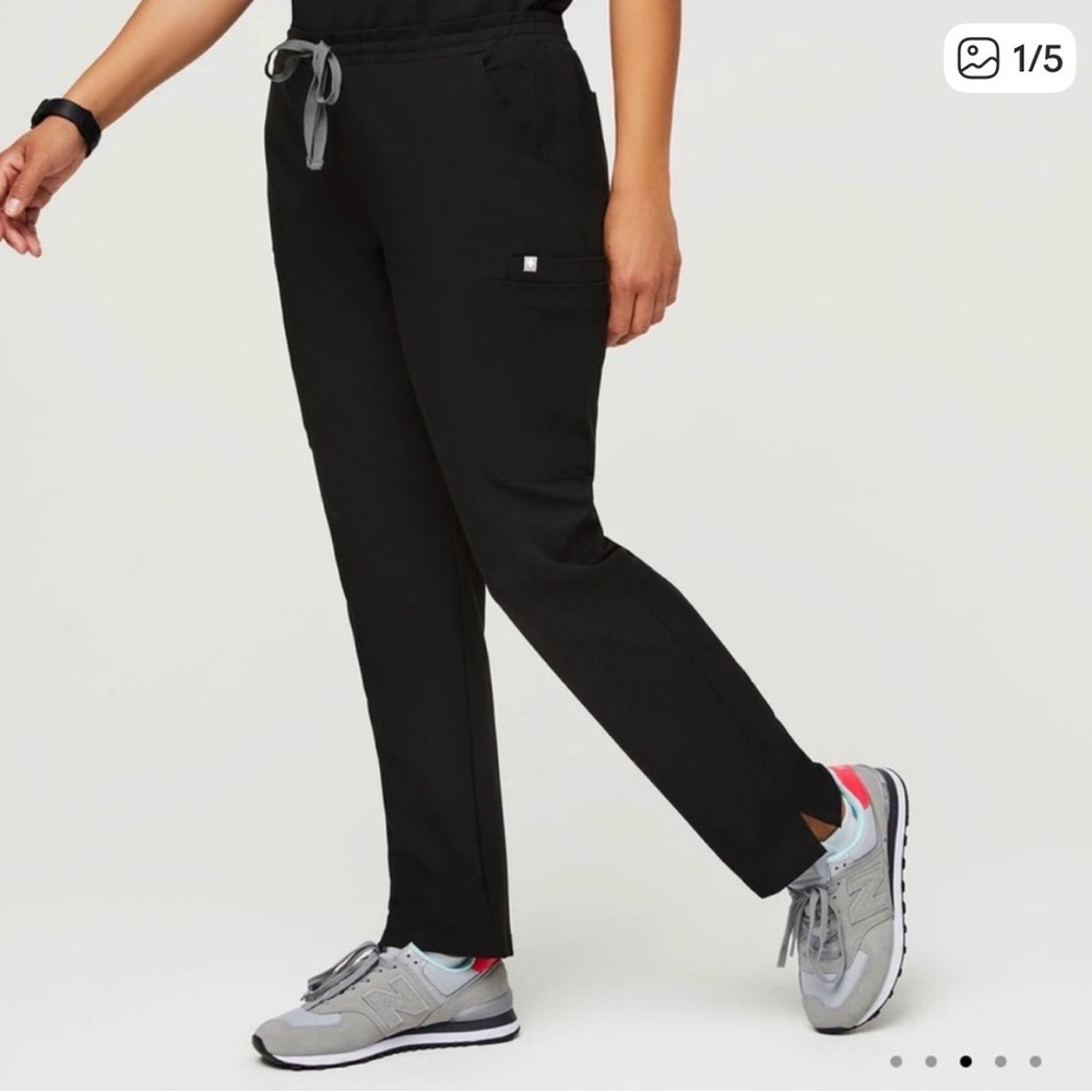 Figs Black Jogger Pants